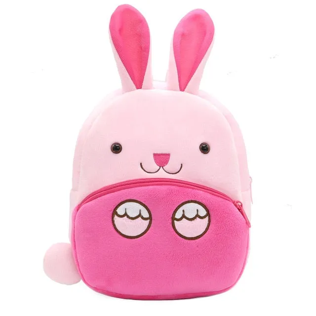 2020 3D Cartoon Plush Children Backpacks kindergarten Schoolbag