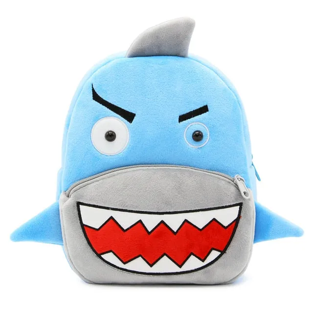 2020 3D Cartoon Plush Children Backpacks kindergarten Schoolbag