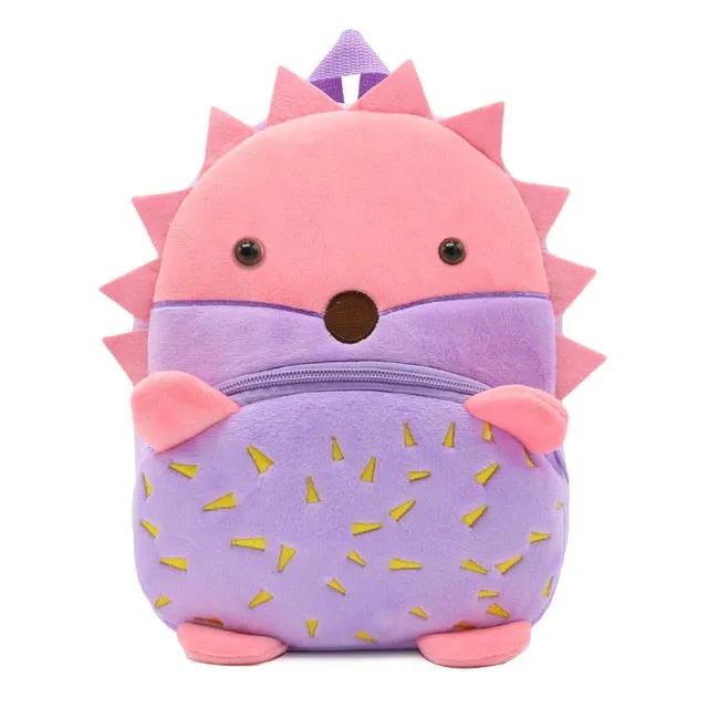 2020 3D Cartoon Plush Children Backpacks kindergarten Schoolbag