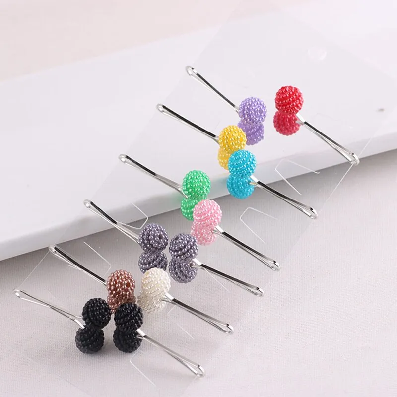 2020 factory wholesale  New Pearl Brooches clips For chirldren &Women's Scarves Exquisite  Fashion  colorfull clips