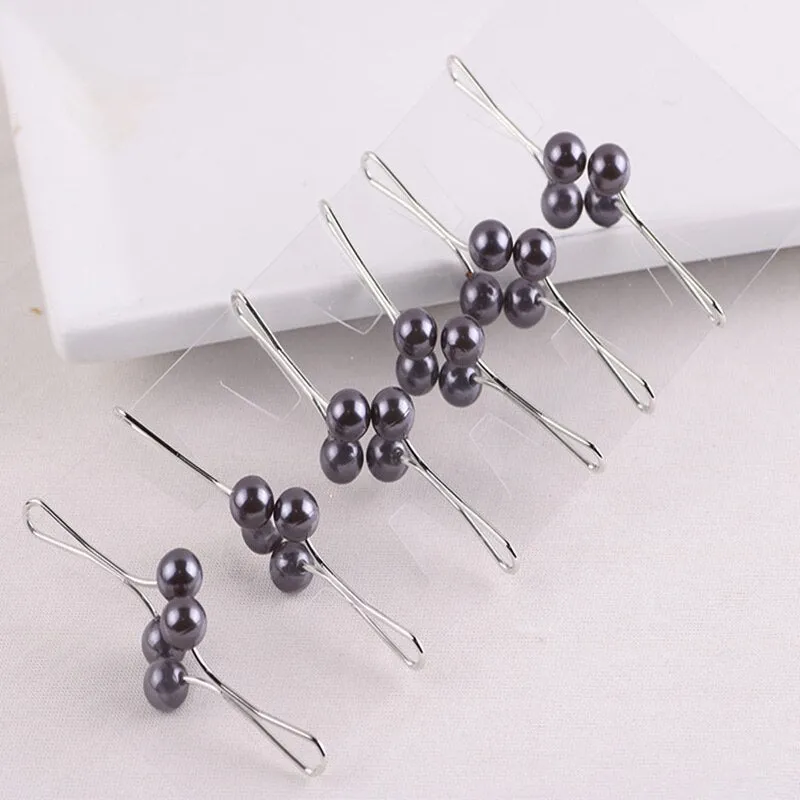 2020 factory wholesale  New Pearl Brooches clips For chirldren &Women's Scarves Exquisite  Fashion  colorfull clips
