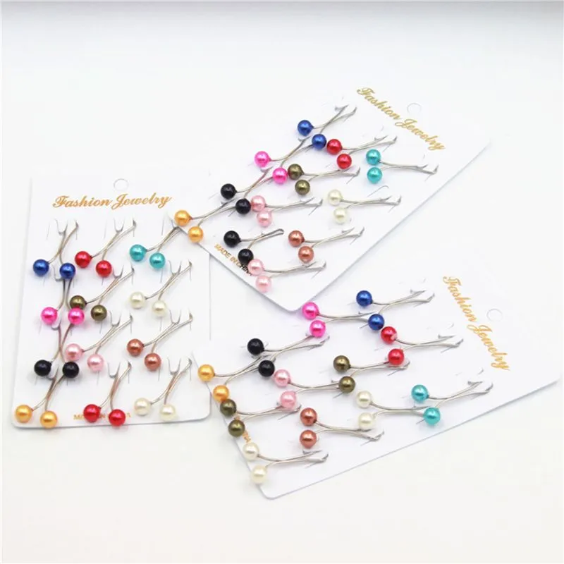 2020 factory wholesale  New Pearl Brooches clips For chirldren &Women's Scarves Exquisite  Fashion  colorfull clips