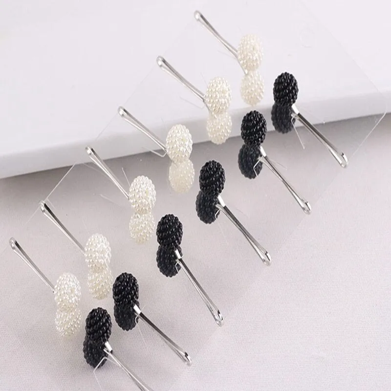 2020 factory wholesale  New Pearl Brooches clips For chirldren &Women's Scarves Exquisite  Fashion  colorfull clips