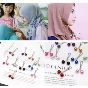 2020 factory wholesale  New Pearl Brooches clips For chirldren &Women's Scarves Exquisite  Fashion  colorfull clips