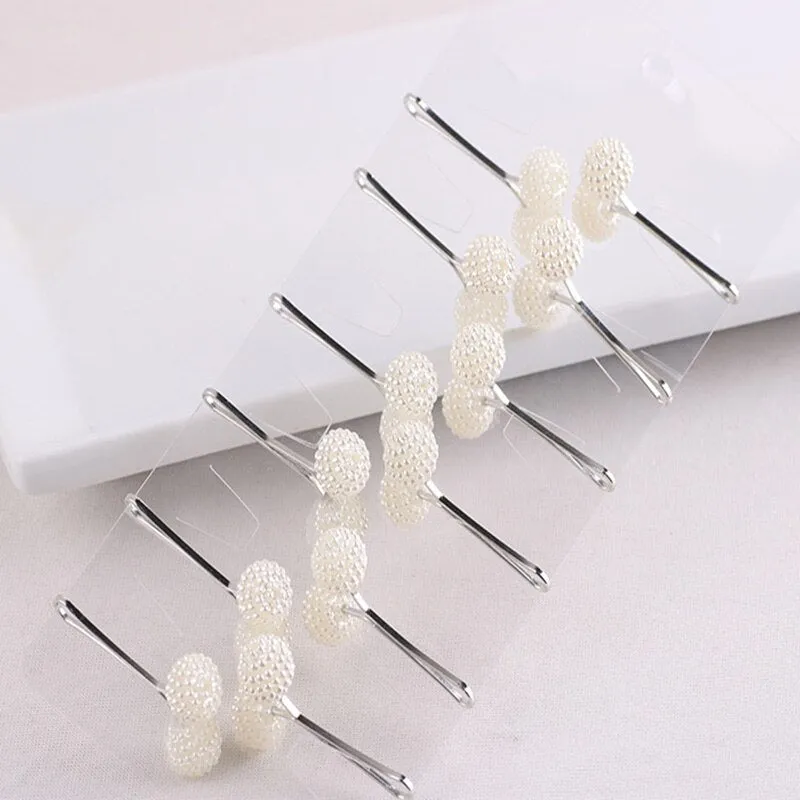 2020 factory wholesale  New Pearl Brooches clips For chirldren &Women's Scarves Exquisite  Fashion  colorfull clips