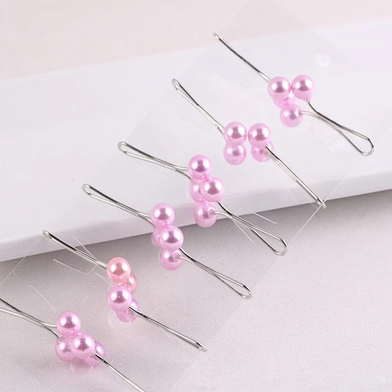 2020 factory wholesale  New Pearl Brooches clips For chirldren &Women's Scarves Exquisite  Fashion  colorfull clips