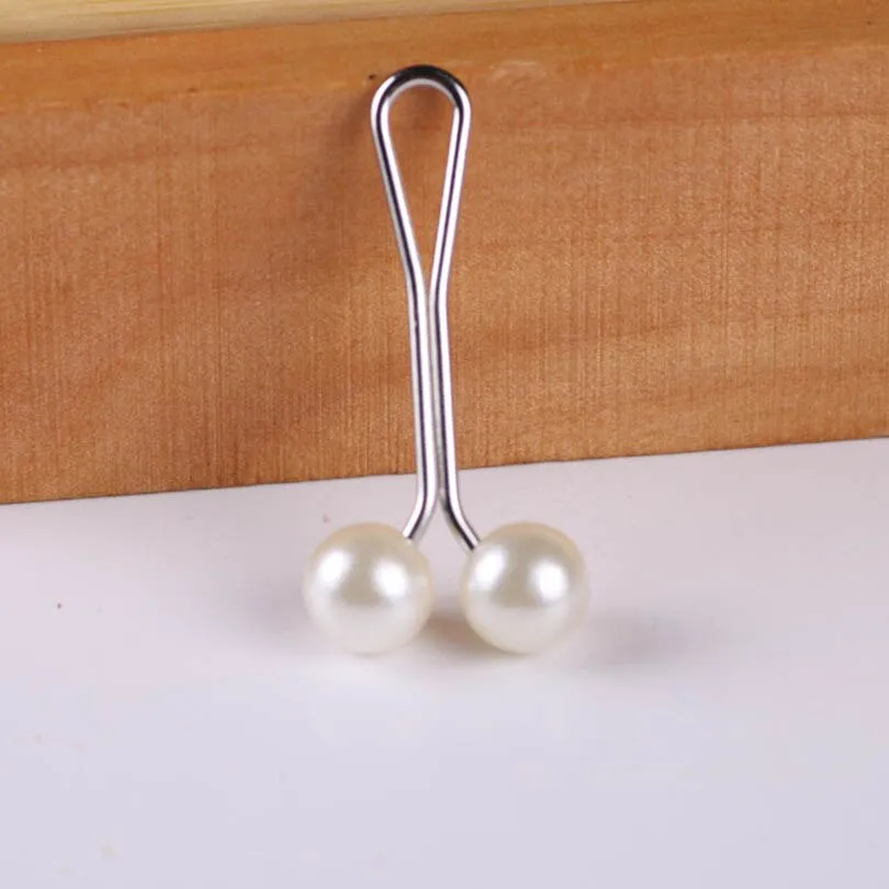 2020 factory wholesale  New Pearl Brooches clips For chirldren &Women's Scarves Exquisite  Fashion  colorfull clips