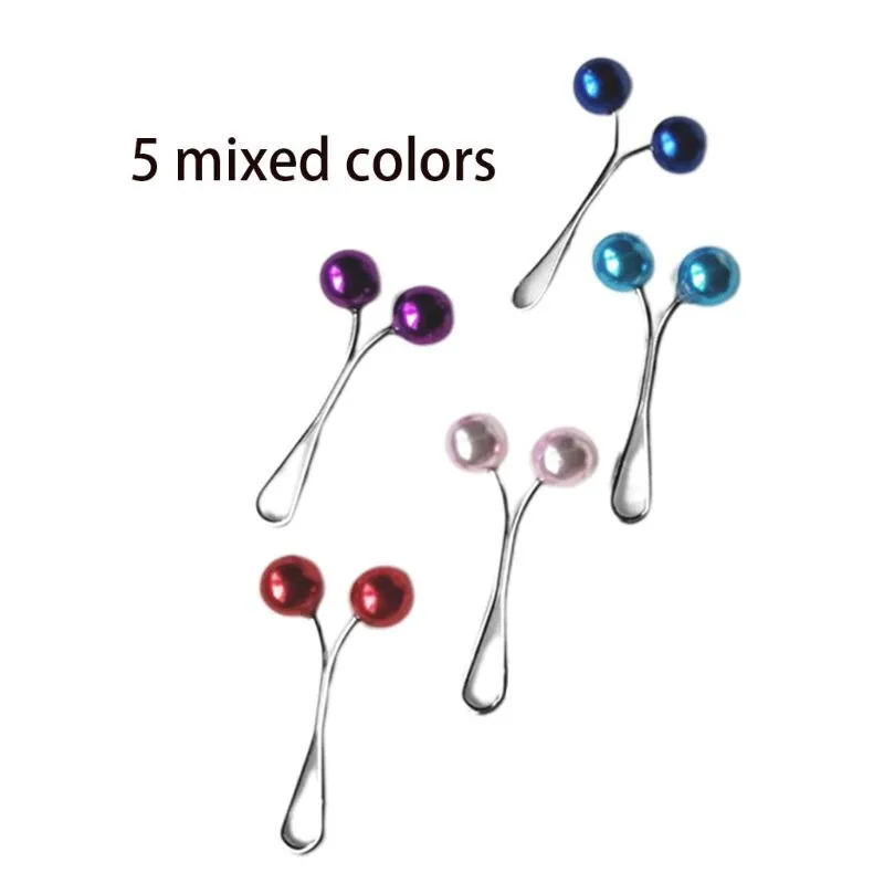 2020 factory wholesale  New Pearl Brooches clips For chirldren &Women's Scarves Exquisite  Fashion  colorfull clips