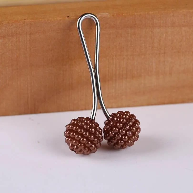 2020 factory wholesale  New Pearl Brooches clips For chirldren &Women's Scarves Exquisite  Fashion  colorfull clips