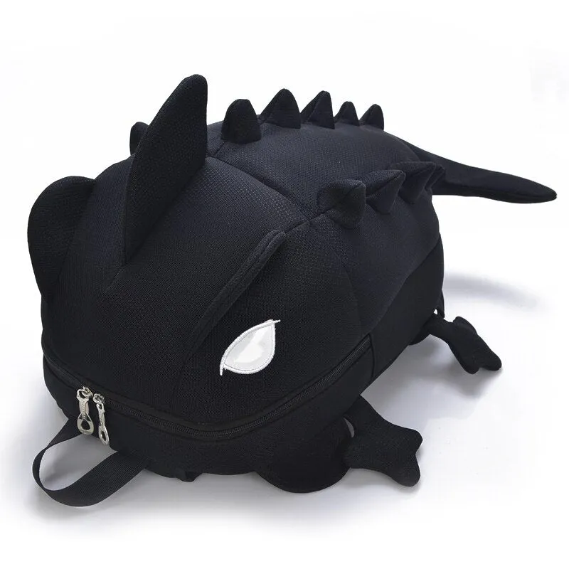 2022 Creative Women Men Black New Style Kids Cartoon Fashion Backpacks Dinosaur School Bag Teenager Personality Travel Backpacks