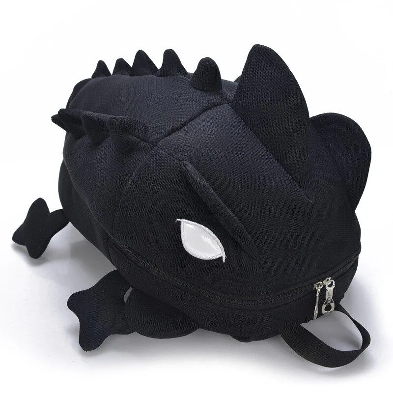 2022 Creative Women Men Black New Style Kids Cartoon Fashion Backpacks Dinosaur School Bag Teenager Personality Travel Backpacks
