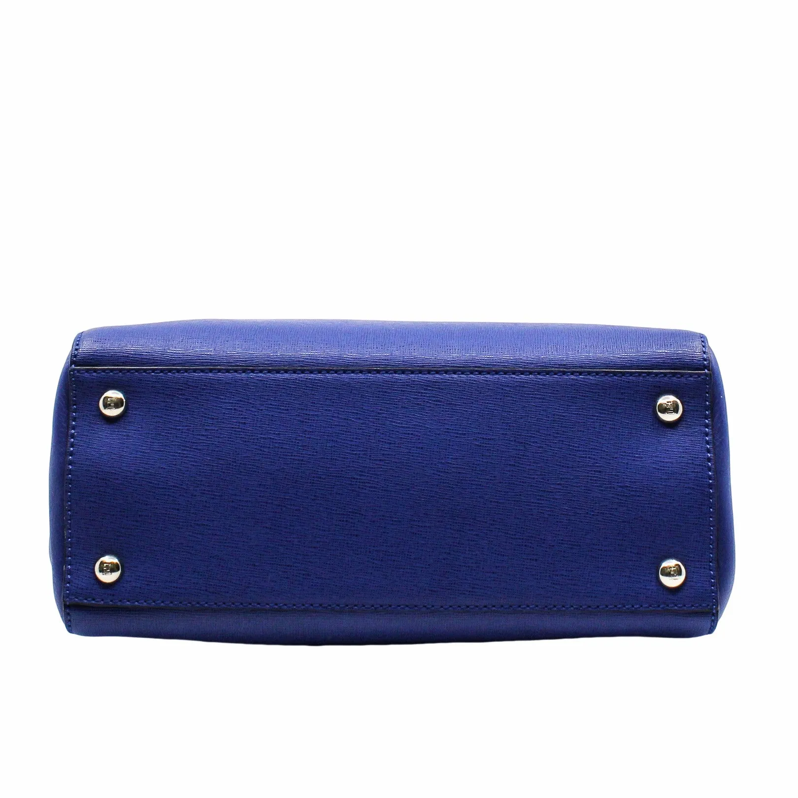 2JOURS BAG LEATHER PETITE SMALL BLUE PHW