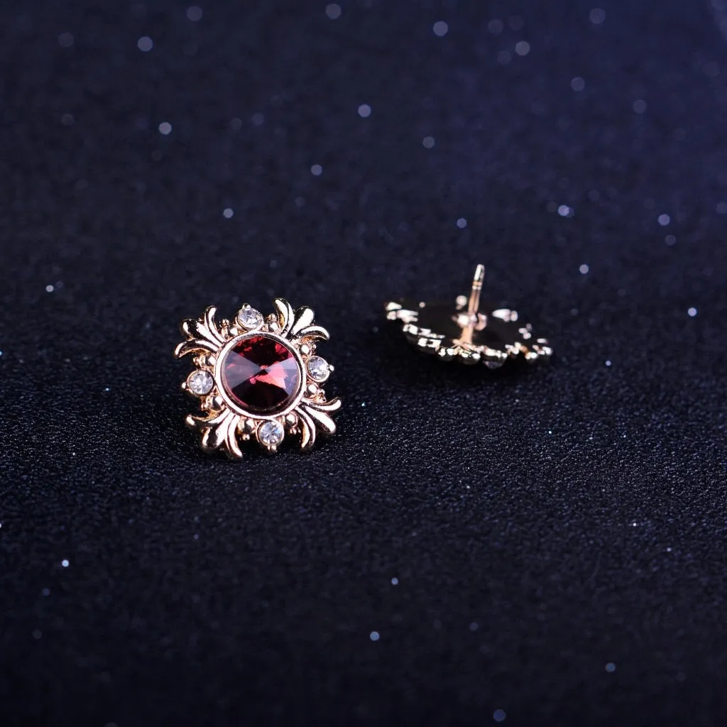 2pcs Fashion Crystal Cross Brooch Pin Rhinestone Shirt Collar Pins and Brooches