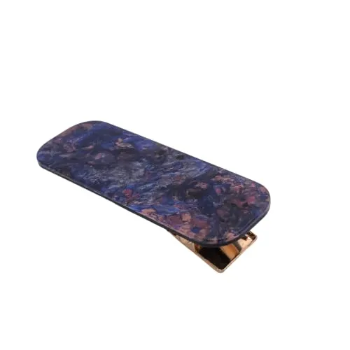 2PCS Fashion Hair Clips for Women Girls Acrylic Hairpins Duckbill Hair Accessories Solid Map Dark Purple