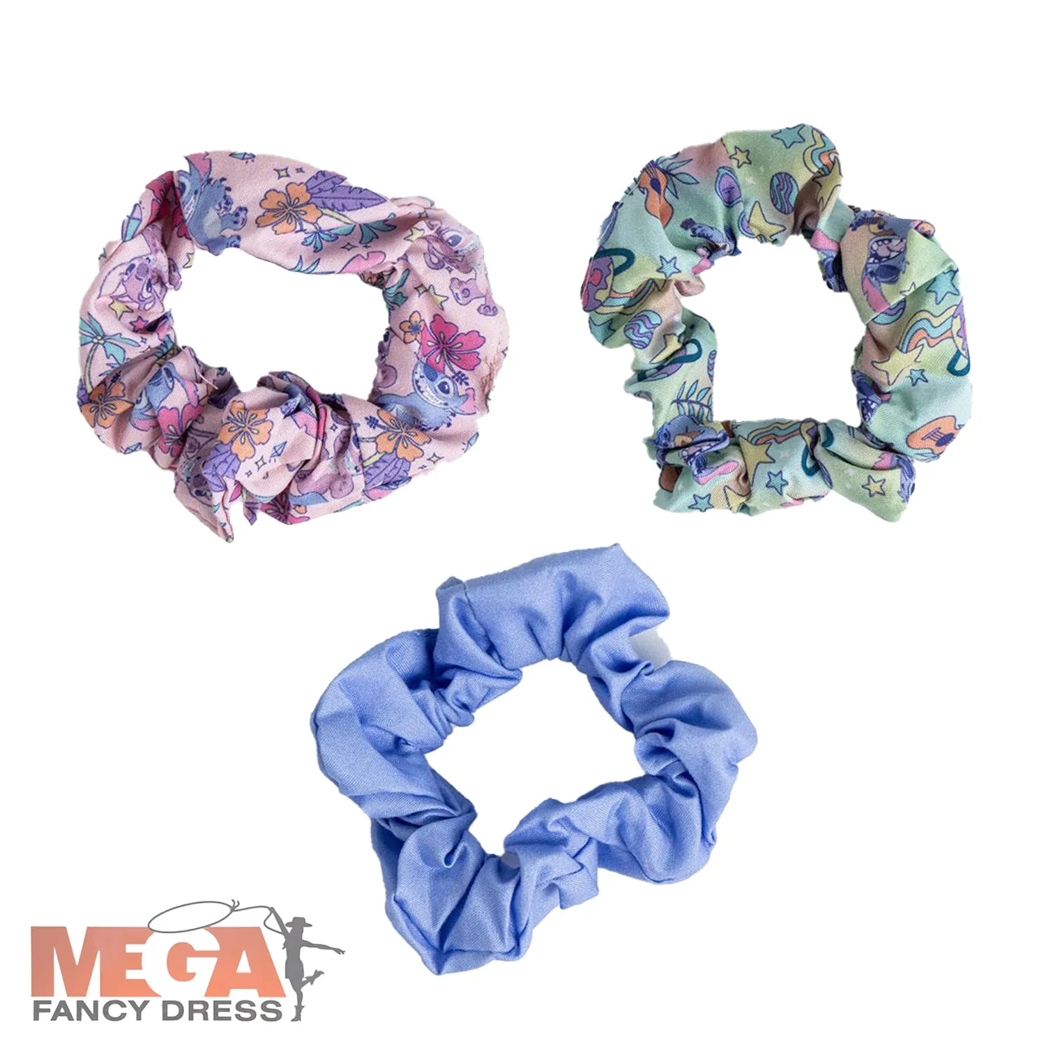 3 Piece Stitch Hair Scrunchies
