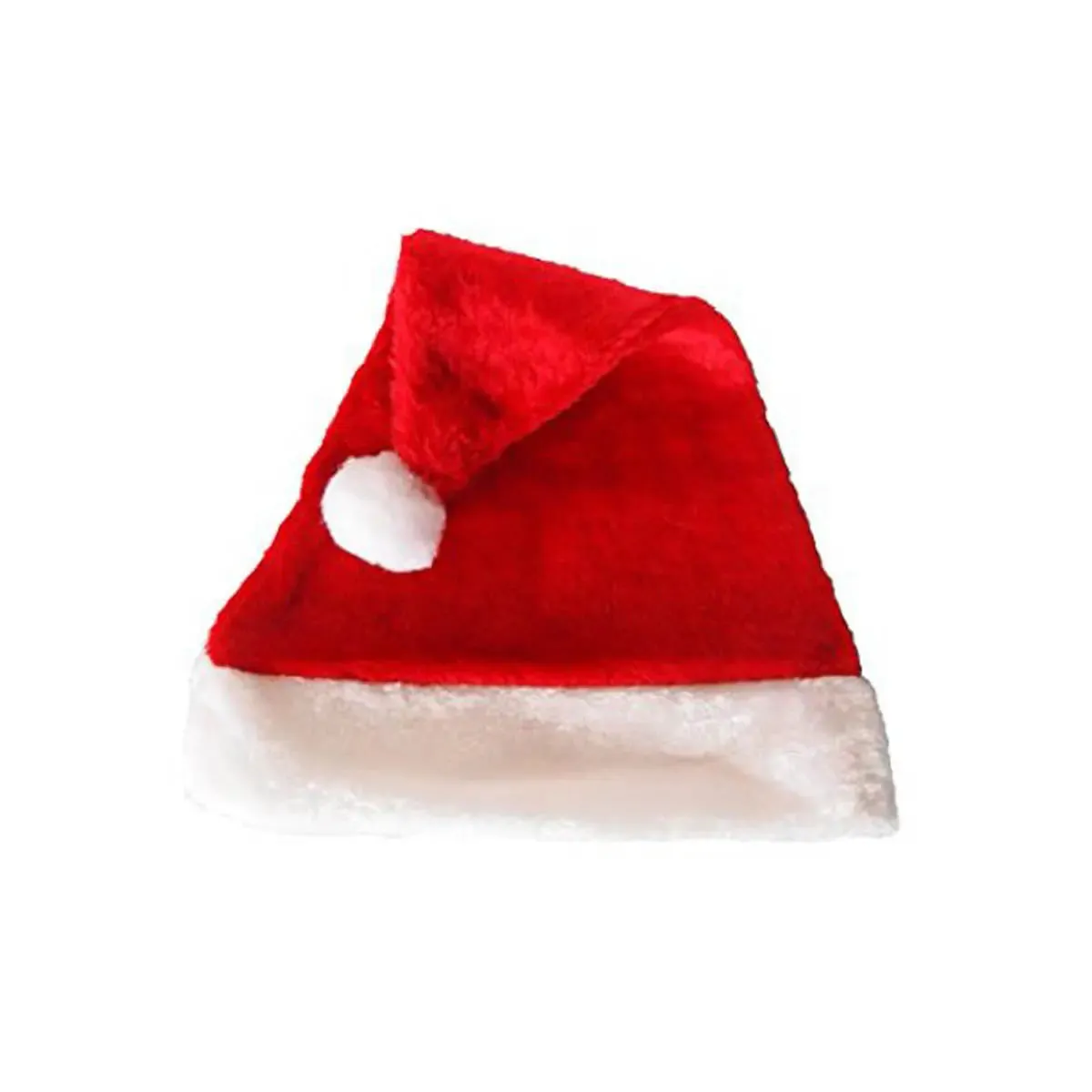 30"H Jumbo Red & White Christmas Santa Hat Soft Comfortable W/ Plush Cuff