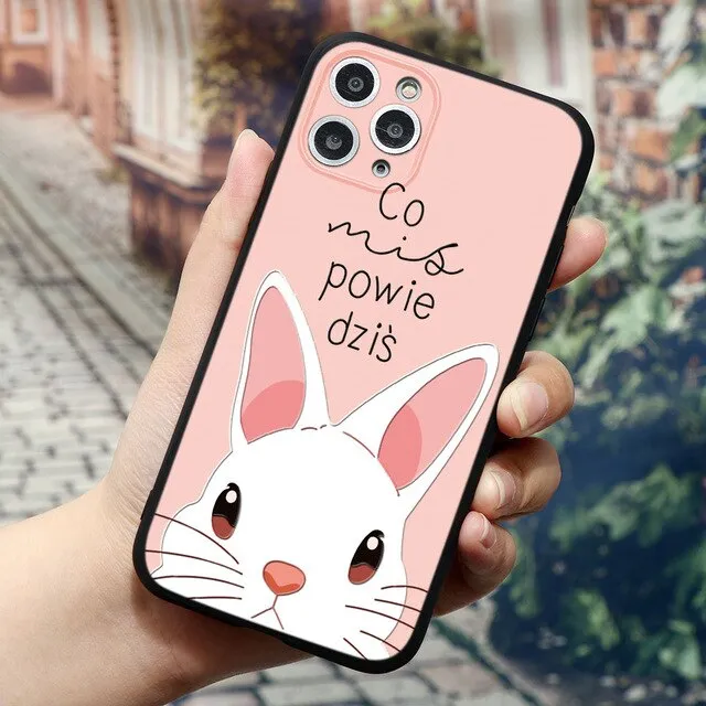 3D Relief Lovely Cat Phone Cases