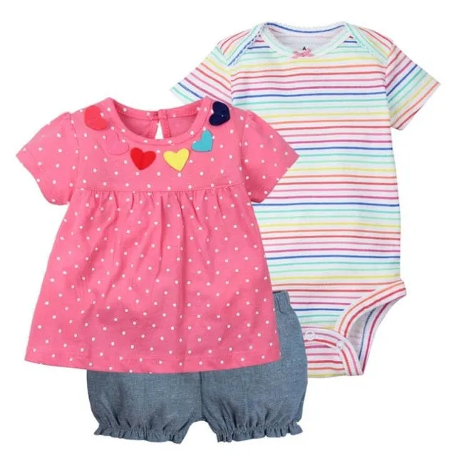 3pcs Baby Clothing Set 6-24M