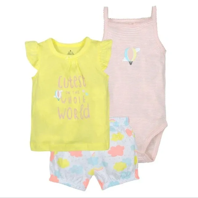 3pcs Baby Clothing Set 6-24M
