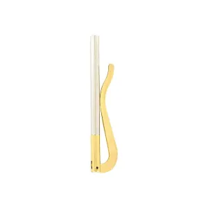 3" Gold, Two-tone Metal Money Clip, Steel, #P-1127