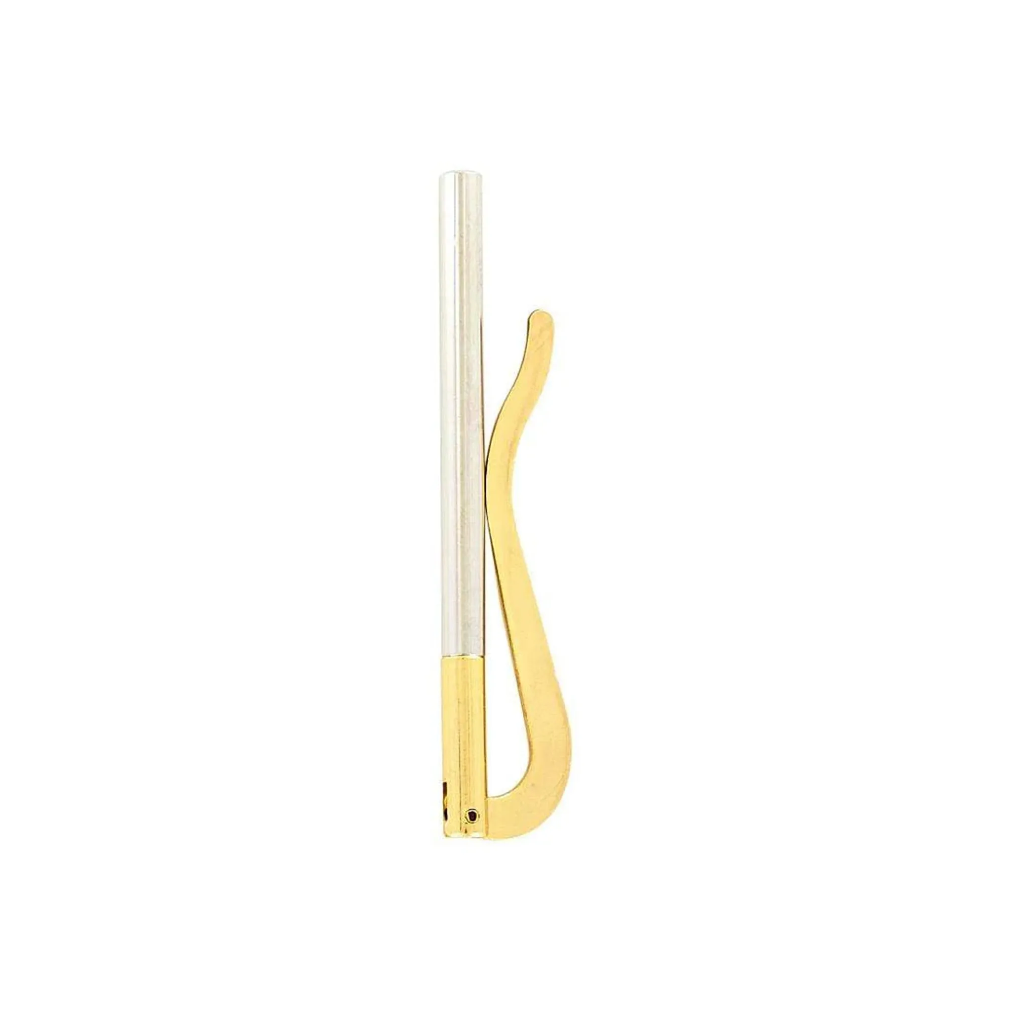 3" Gold, Two-tone Metal Money Clip, Steel, #P-1127