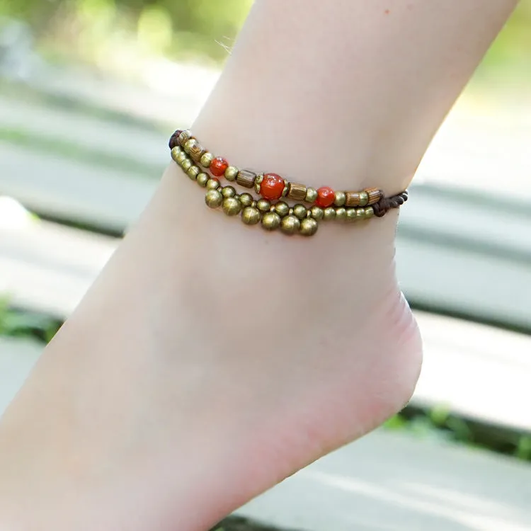 4 COLORS Original Design chalcedony anklets chains