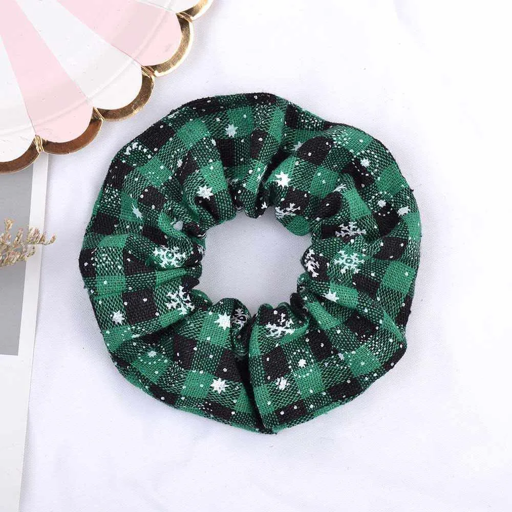 4 Pcs Christmas Random Color Fashion Elastic Handmade Headbands