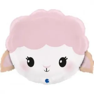 50cm Grabo Cute Sheep Head Shape Foil Balloon
