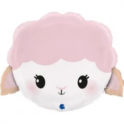 50cm Grabo Cute Sheep Head Shape Foil Balloon