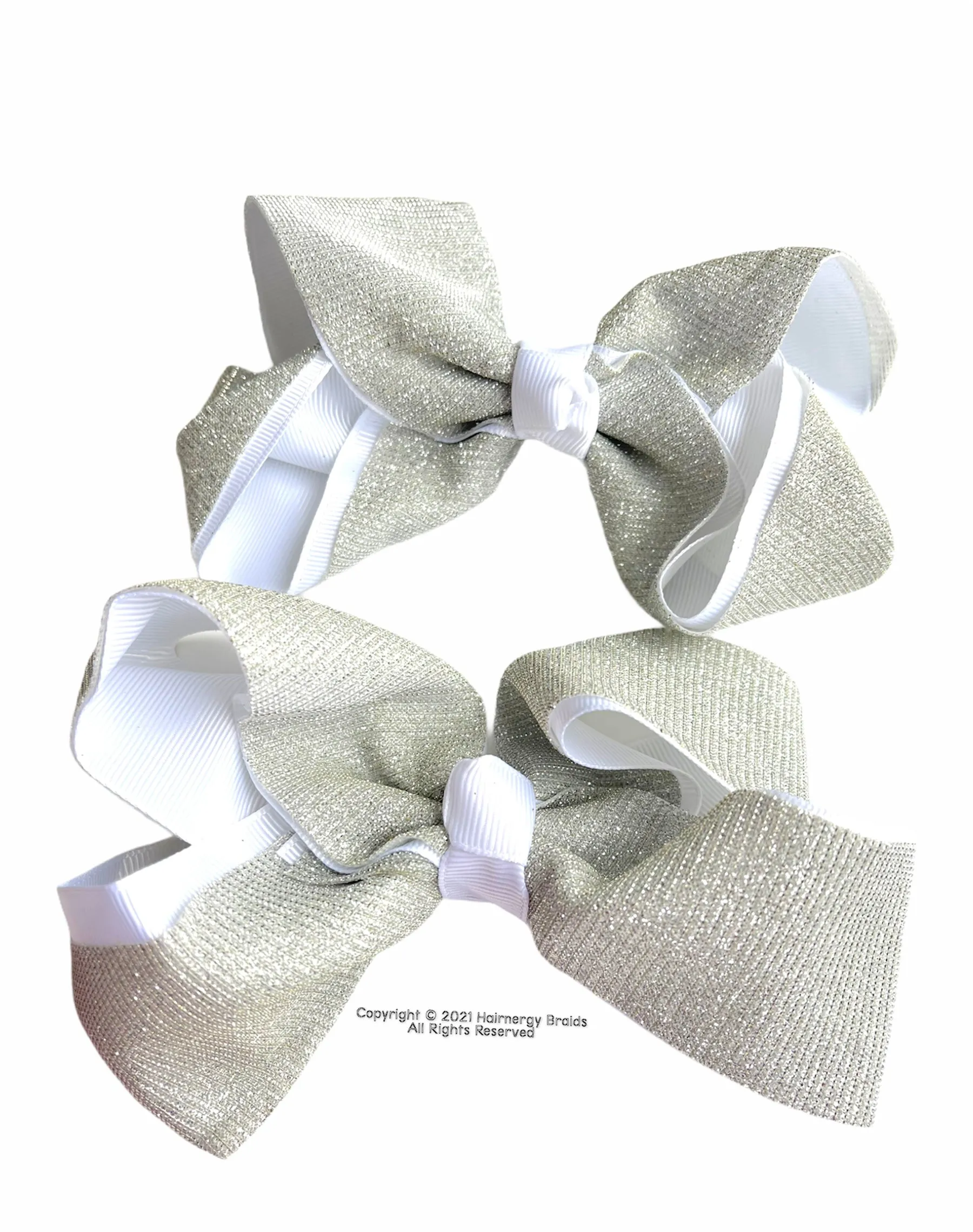 6 Pcs 6 Inch Hair Bows Clips Grosgrain And Sparkly Glitters Ribbon Bows Hair Alligator Clips Hair Barrettes Hair Accessories for Girls Toddler Infants Kids Teens Children