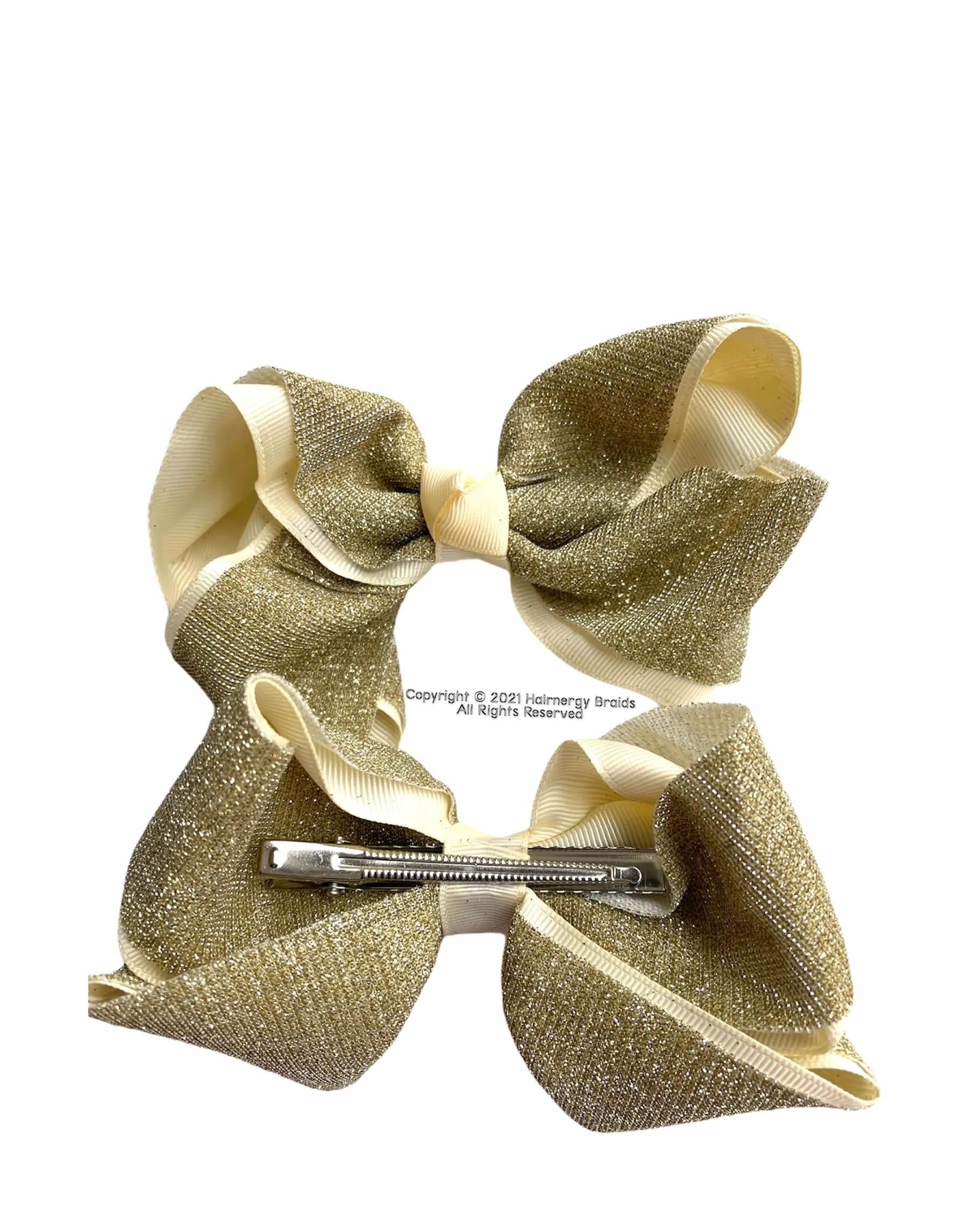 6 Pcs 6 Inch Hair Bows Clips Grosgrain And Sparkly Glitters Ribbon Bows Hair Alligator Clips Hair Barrettes Hair Accessories for Girls Toddler Infants Kids Teens Children