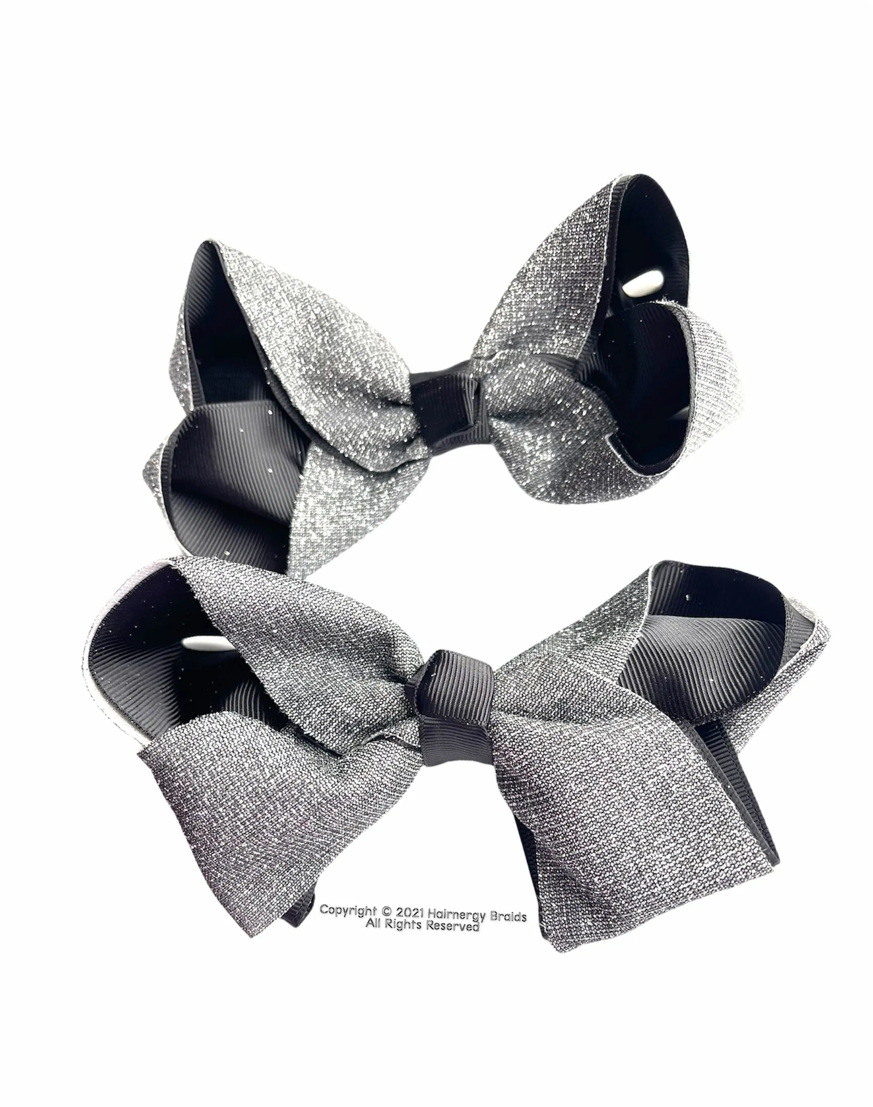 6 Pcs 6 Inch Hair Bows Clips Grosgrain And Sparkly Glitters Ribbon Bows Hair Alligator Clips Hair Barrettes Hair Accessories for Girls Toddler Infants Kids Teens Children