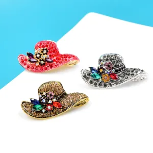 6 Styles For Choose Vintage Rhinestone Peacock Hat Butterfly Brooches For Women