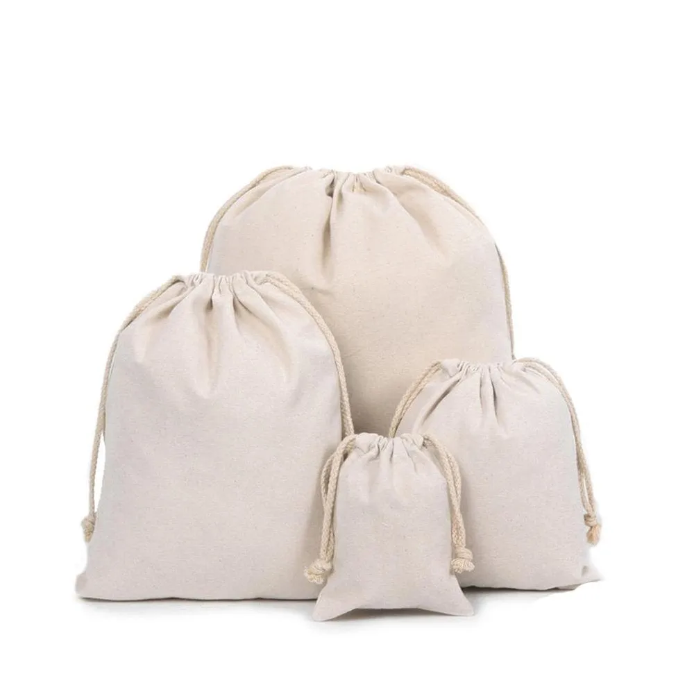 6PCS Organic Cotton Muslin Produce Bags 5x6",Biodegradable Eco-Friendly Bags,Travel Pouch,Sachet bags,Home and Vegetable Storage,Canvas Tote