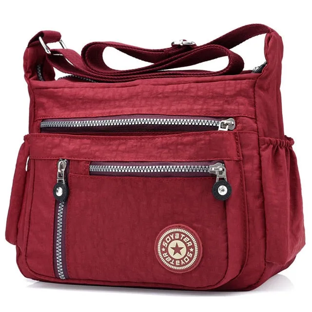 8 Color Lady Women Handbag Shoulder Purse Messenger Satchel Crossbody Tote Bag Polyester Ladies Printing Shoulder Bags Handbags