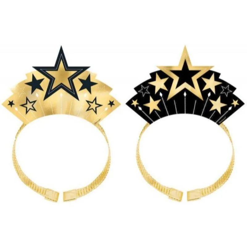 8 Pack Glitz & Glam Headbands