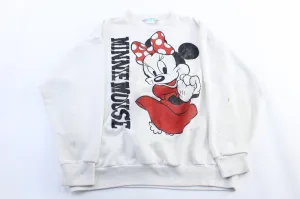 80's Minnie Mouse Double Sided Graphic Sweatshirt
