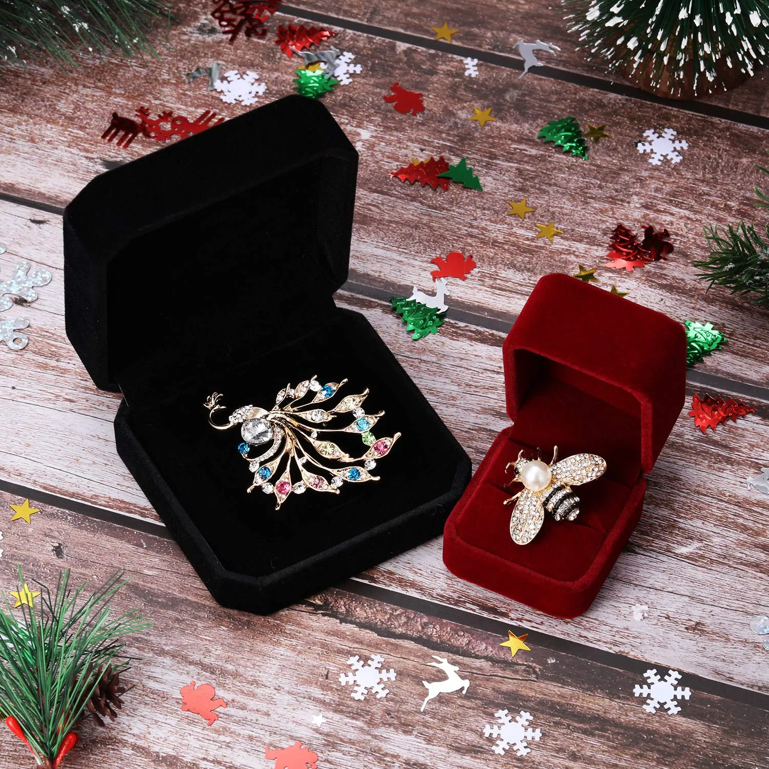9 Pieces Enamel Christmas Brooch Pins Jewelry for Woman Kids Holiday Xmas Gift Party Assorted Styles