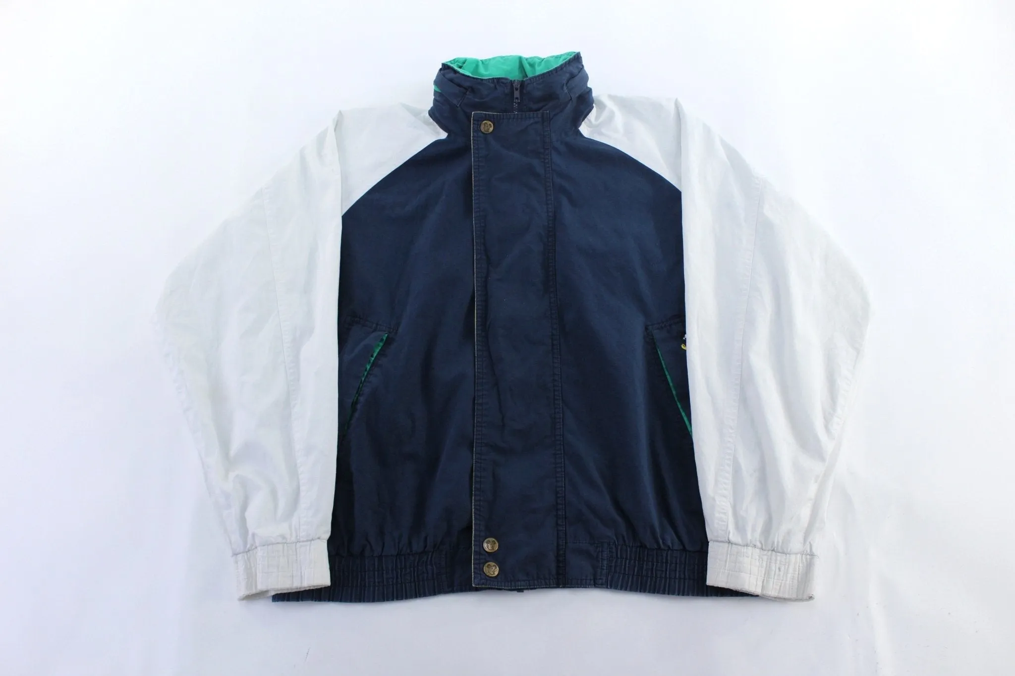 90's Mickey Mouse Embroidered Zip Up Jacket