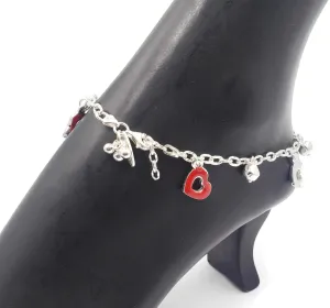 925 Sterling Silver Anklet - #52
