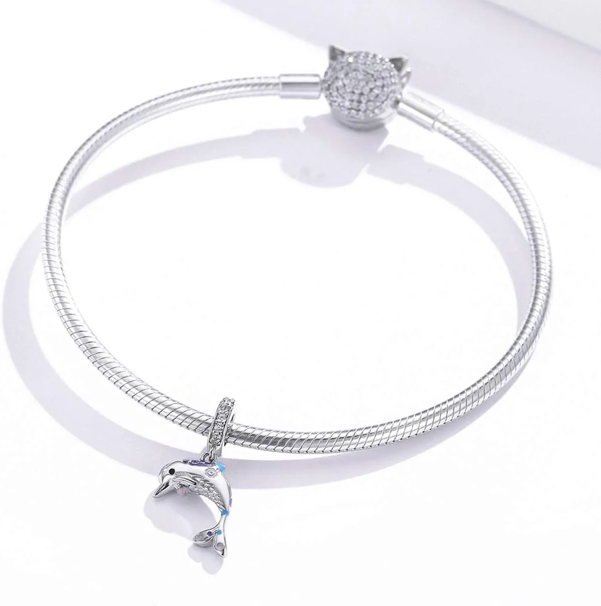 925 Sterling Silver Crocodile Charm Unicorn Charm Dog Charm Squirrel Charm Giraffe Charm Rabbit Charm Flamingo Charm for Pandora Charm Bracelet