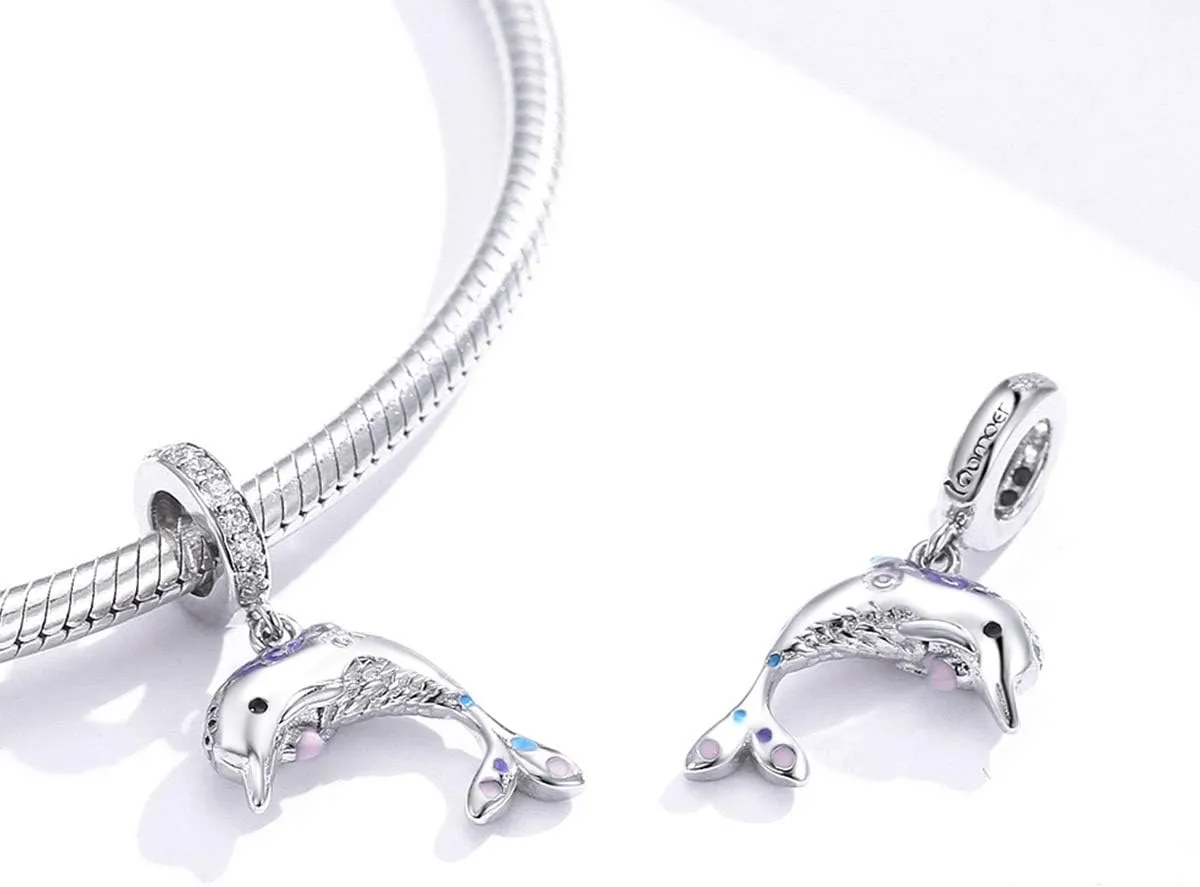 925 Sterling Silver Crocodile Charm Unicorn Charm Dog Charm Squirrel Charm Giraffe Charm Rabbit Charm Flamingo Charm for Pandora Charm Bracelet