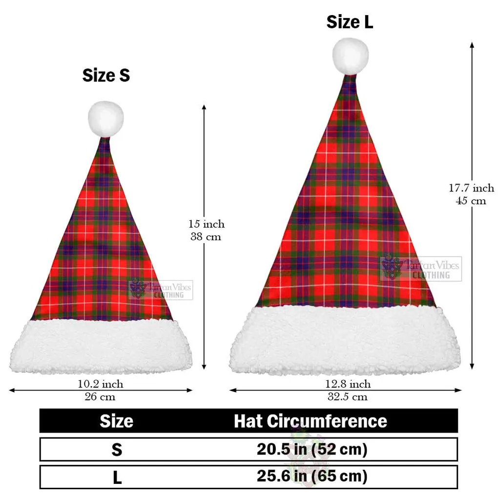 Abernethy Tartan Christmas Santa Hats
