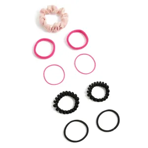 Accessorize London Women's Multi 5 pack Mixed Hair Pony