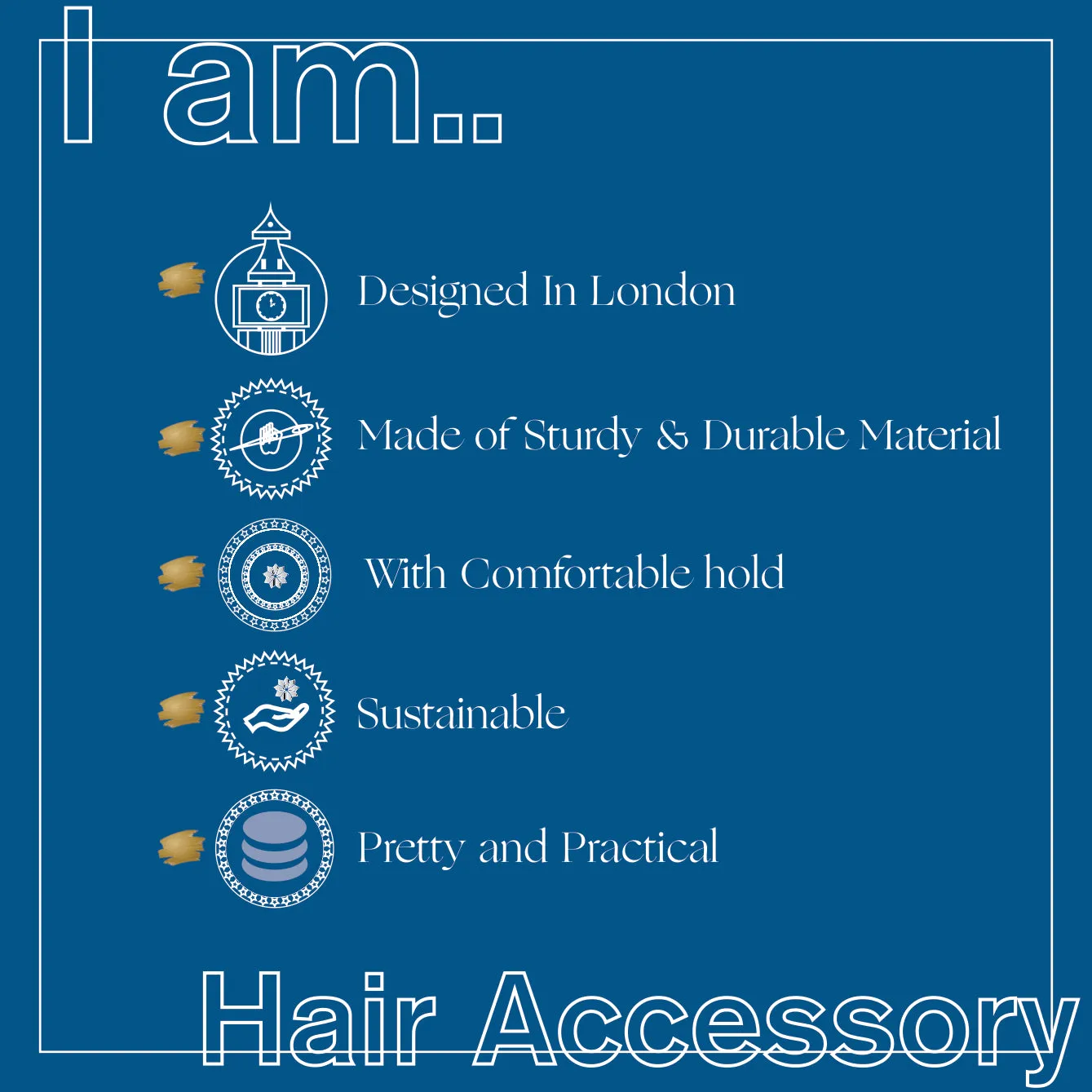 Accessorize London Women's Multi 5 pack Mixed Hair Pony