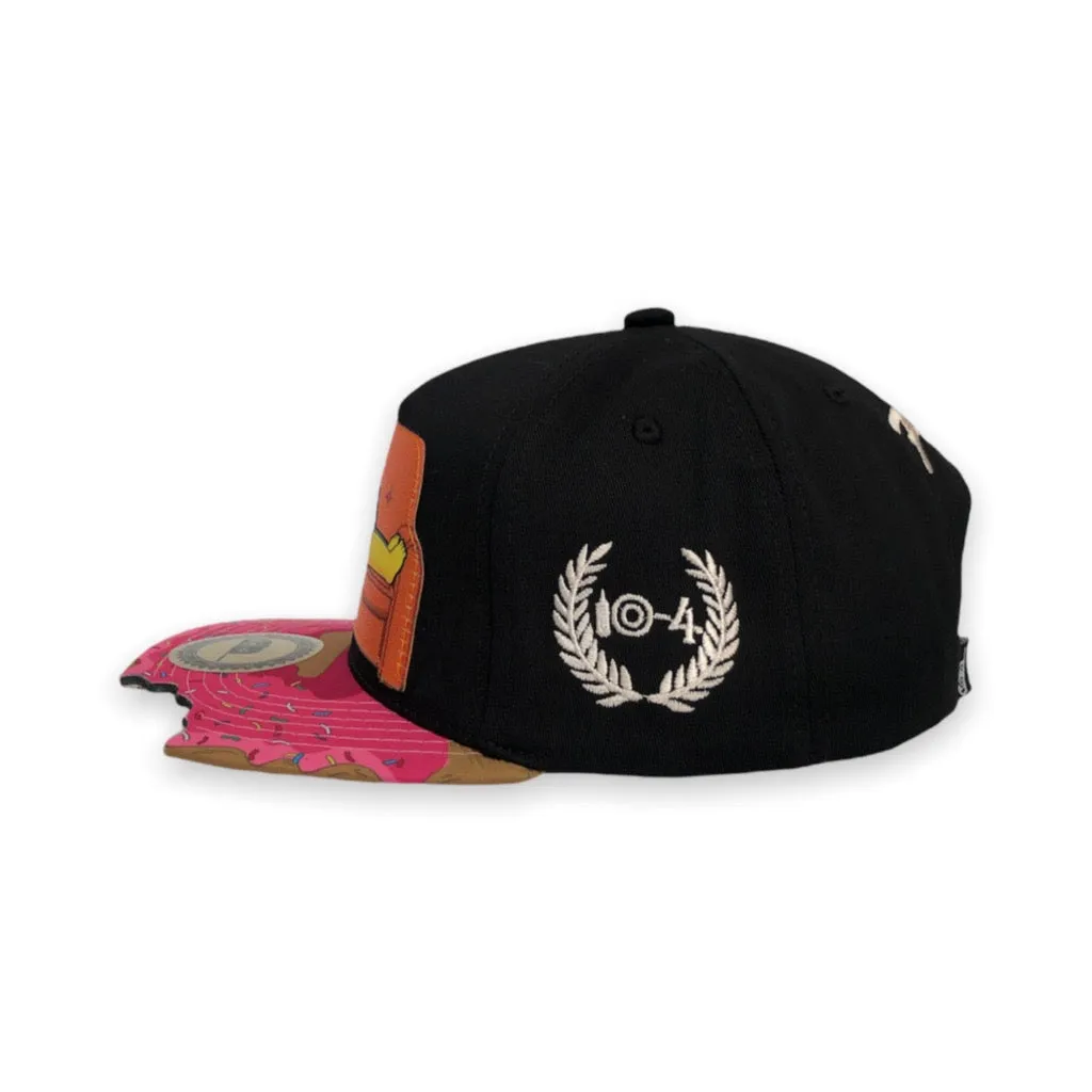 Adjustable Cartoon Flat Brim Cap