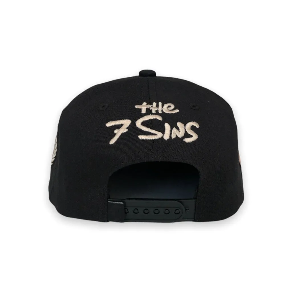 Adjustable Cartoon Flat Brim Cap
