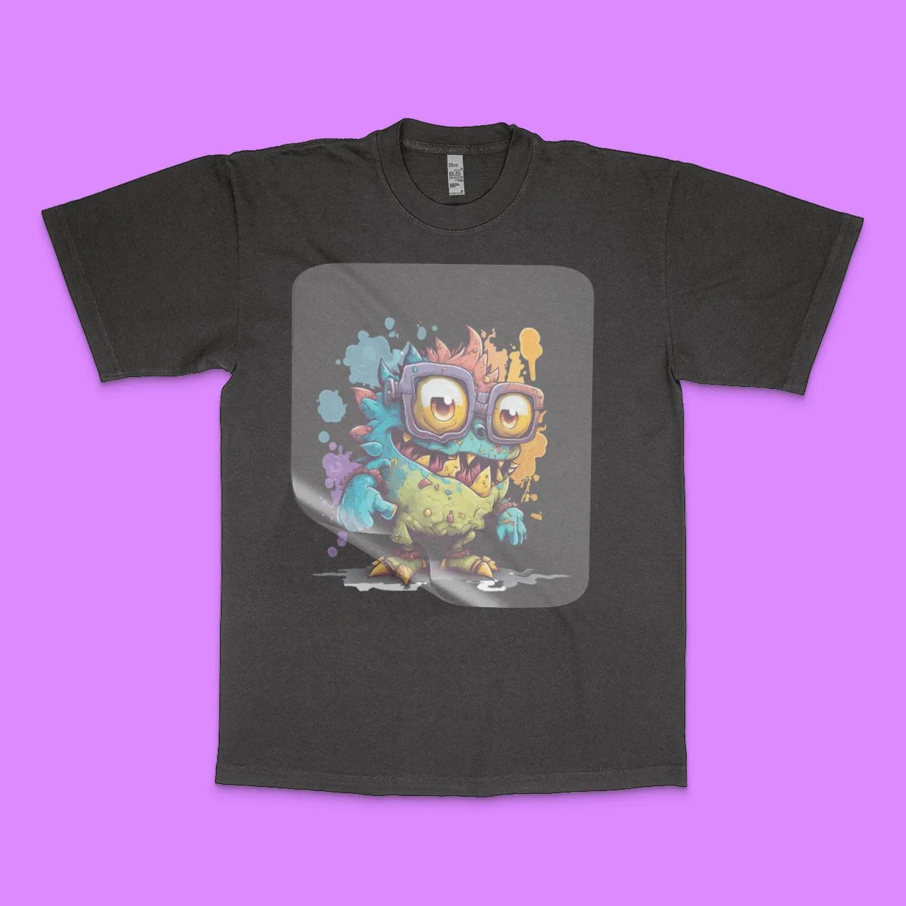 Adorable Brightly-Colored Monster