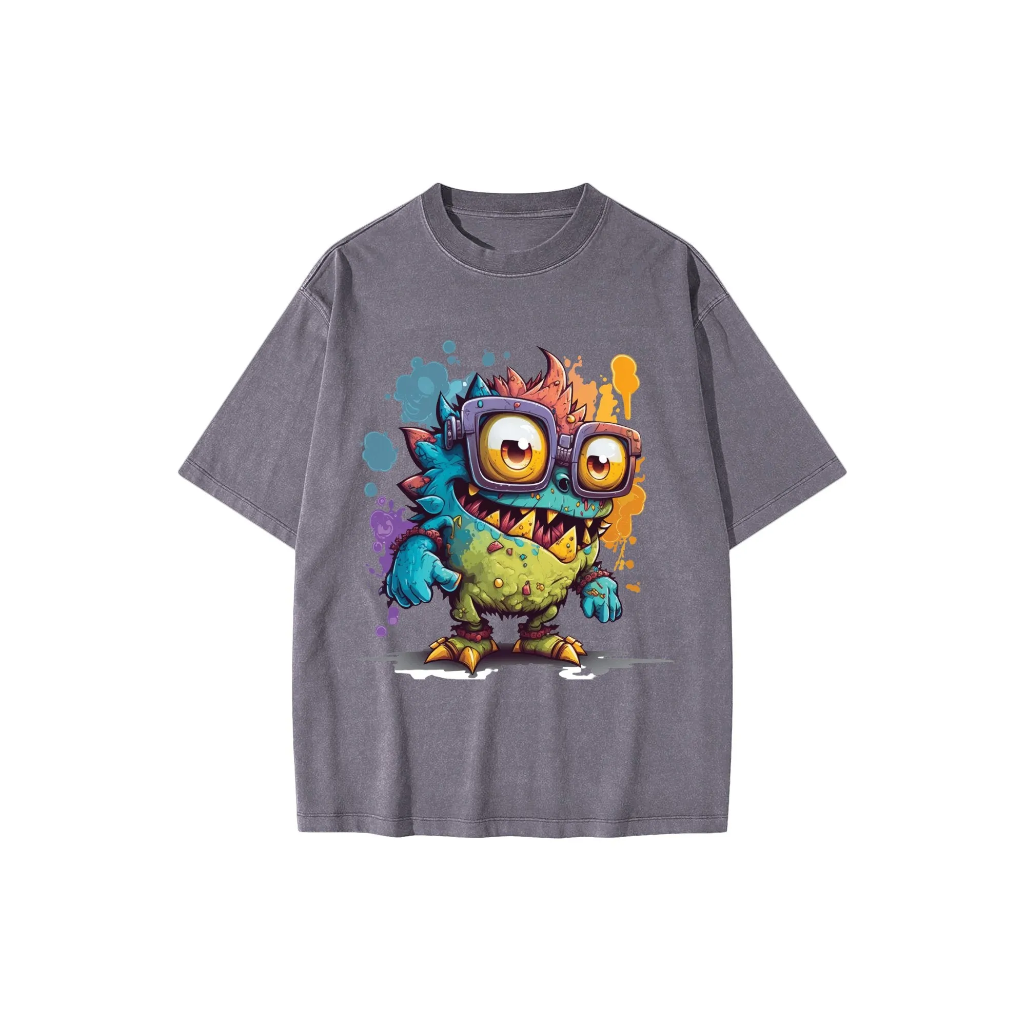 Adorable Brightly-Colored Monster