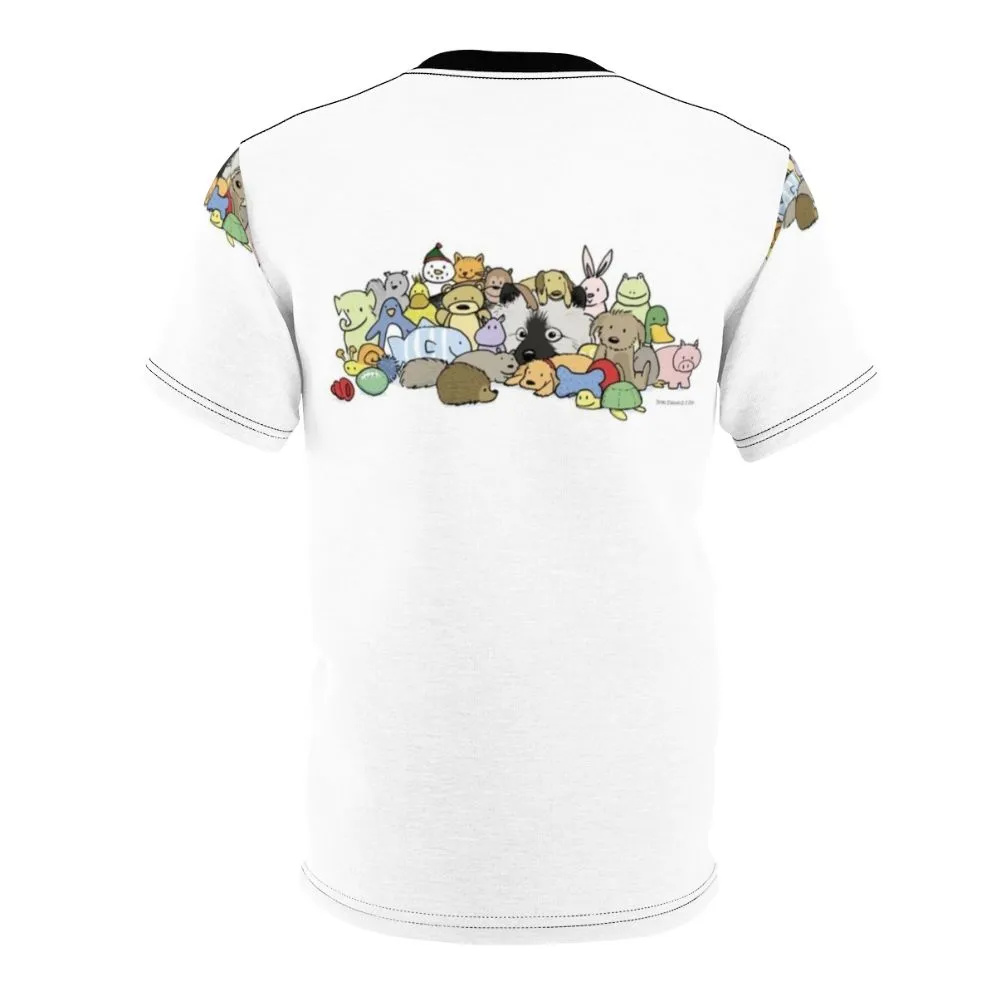 Adorable Keeshond with Toys T-shirt